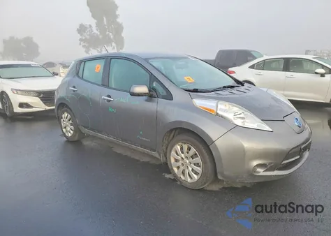 2016 Nissan Leaf S z USA, uszkodzony, nr VIN 1N4AZ0CP0GC310666